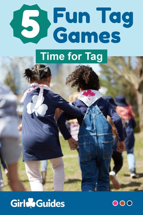 Get moving! Kids will have a blast with these fun variations on the game of tag that can be played indoors or outdoors. Sparks Activities, Tag Games, Badges Ideas, Girl Guide, Fun Fall Activities, Fall Activities, Spring Activities, Game Guide, School Programs