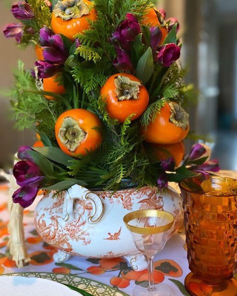 Topiary Forms, Fall Topiary, Sunday Fall, Fruit Topiary, Cranberry Garland, Tablescape Thanksgiving, Fall Topiaries, Thanksgiving Fruit, Topiary Centerpieces