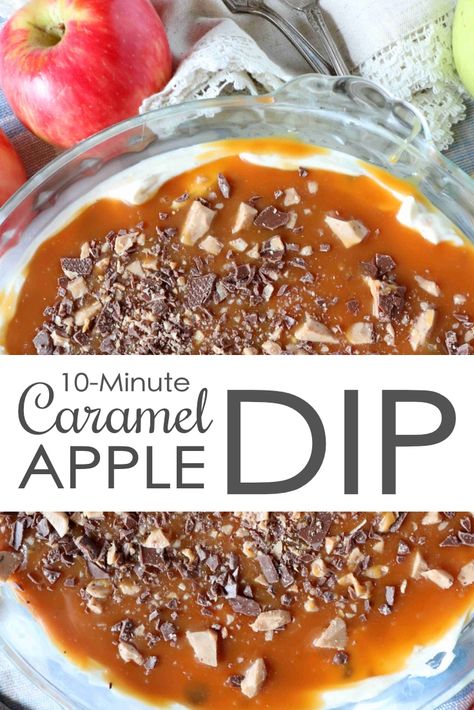 Party Food Dips, Sweet Dips Recipes, Food Dips, Caramel Apple Dip, Sliced Apples, Gooey Caramel, Party Dip, Sweet Dips, Apple Dip