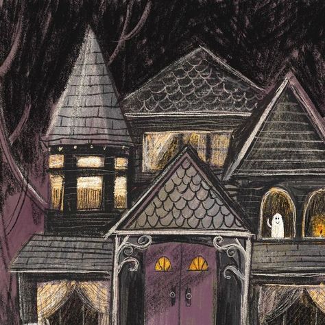 Leanne Hatch on Instagram: "Another favorite from last Halloween 🎃👻☠️ #halloweensketch #halloweenillustration #halloweenart #childrensillustration #picturebookillustration #picturebookart #childrensbookillustration #kidlitillustration" Leanne Hatch Illustration, Halloween Illustrations, Illustration For Kids, Last Halloween, What What, Picture Books Illustration, Pencil Painting, Drawings For Kids, Halloween Illustration