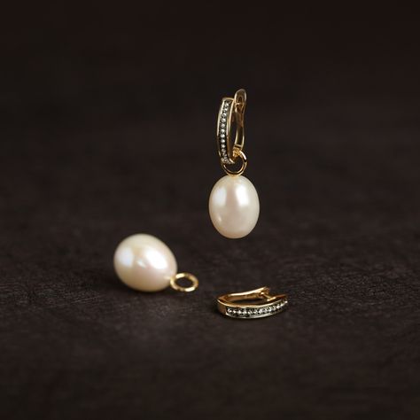 Fine Jewellery | Designer Jewellery | Annoushka.com Pearl Earrings Designs, Simple Jewellery, Gold Baroque, Gold Mangalsutra Designs, Jewelry Set Design, Gold Mangalsutra, Jewelry Words, Pearl And Diamond Earrings, Baroque Pearl Earrings