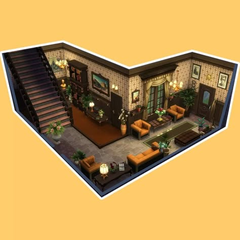 Sims 4 Hallway Ideas No Cc, Sims Foyer Ideas, Sims Hallway Ideas, Sims 4 Hallway Decor, Sims Hallway, Sims4 Hallway, Sims 4 Foyer Ideas, Sims 4 Hallway Ideas, Scary House