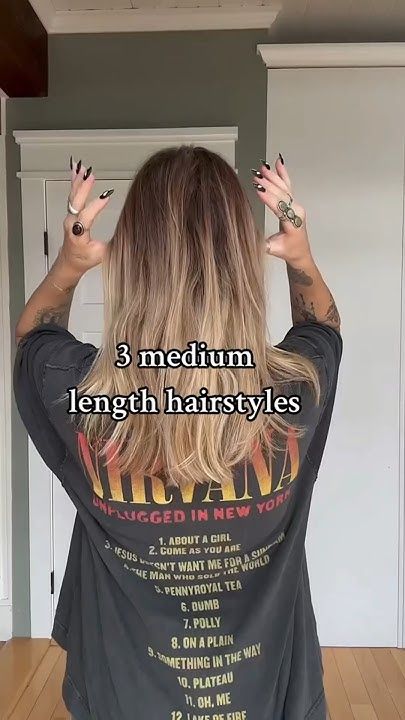 Quick hairstyles for medium length #hairstyles #hairtok #mediumlengthhairstyles Casual Updos For Medium Hair, Simple Hairstyles For Medium Hair, Quick Work Hairstyles, Hair Casual, Easy Work Hairstyles, Office Hairstyles, Long Hair Ideas, Work Hair, Easy Hairstyles For Medium Hair