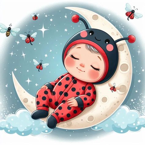 #imagemia Imagenes Cute, Drawing Calligraphy, Ladybug Baby, Bebe Shower, Baby Ladybug, Braided Bracelet Diy, Baby Dress Design, Lady Bug, Children Illustration