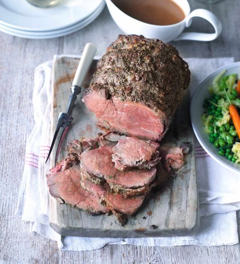 Topside Beef, Mustard Powder, Fresh Olives, Onion Gravy, Roast Beef Recipes, Bbc Good Food, Sunday Roast, Bbc Good Food Recipes, Slow Cooker Beef