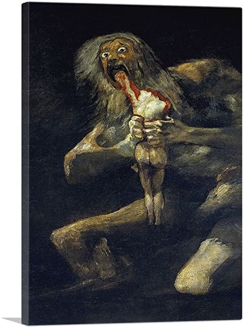 Wall Street Movie, Saturn Devouring His Son, Picture Poster, Francisco Goya, Painting Picture, Macabre Art, Art Folder, Framed Painting, Classical Art