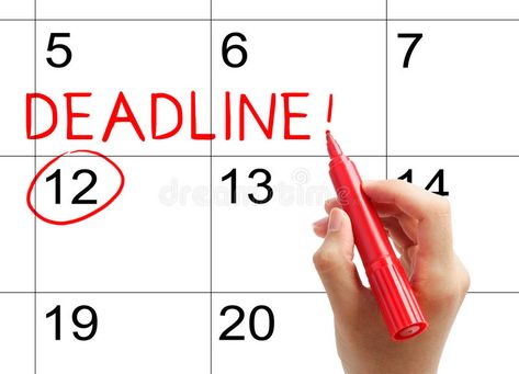 Mark the deadline on the calendar. With red marker #Sponsored , #Sponsored, #sponsored, #deadline, #red, #calendar, #Mark Red Calendar, The Calendar, Brochure Template, Markers, Photo Image, Stock Photos, Red