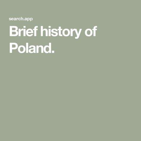 Brief history of Poland. Poland Facts, Poland History, Religious Tolerance, Poland Travel, Intresting Facts, Europe Map, Weekend Breaks, The Middle Ages, Important Facts