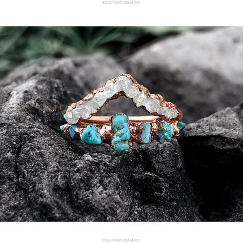 Engagement,Engagement Ring,Wedding Ring,Wedding,Ring For Her,Gift For Her,Birthday Ring,Promise Ring,Gift For Love,Ring For Wife,Turquoise Ring Raw Turquoise Ring, Turquoise Wedding Rings, Turquoise Ring Engagement, Raw Opal Ring, Raw Diamond Rings, Turquoise Statement Ring, Raw Turquoise, Herkimer Diamond Ring, Rough Diamond Ring