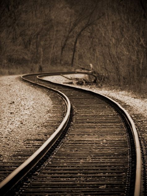 <3 Psalm 25, Sepia Photography, Old Trains, Train Pictures, All Aboard, Steam Trains, Train Tracks, White Photo, Train Travel