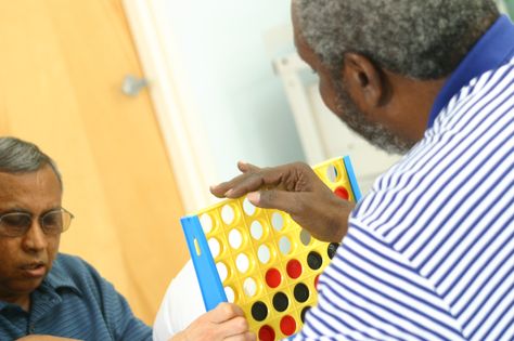 Great game ideas for stroke rehabilitation to rehabilitate visual perception, visual scanning, etc. Visual Scanning Activities For Adults, Brain Games For Adults, Therapeutic Recreation, Cognitive Activities, Cognitive Therapy, Vision Therapy, Recreation Therapy, Occupational Therapy Activities, Brain Games