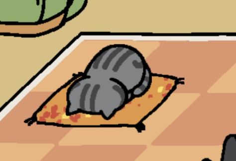 Neko Atsume Quicksilver Neko Atsume Cats, Neko Atsume Wallpaper, Kitty Collector, Cursed Memes, Comfort Art, Neko Atsume, Cute Creatures, Literally Me, Kitty