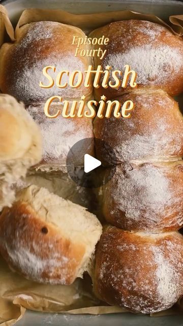 Simply Scotland on Instagram: "What’s your favourite Scottish food? Our morning rolls are definitely a staple in our day-to-day. 🩵 

Have you tried a Scottish morning roll? Tag someone who would love to recreate this recipe by @theculinarybee

Ingredients ✨ 
665g Strong White Flour 
410ml Warm Water 
7g Dried Yeast 
2 Tbsp Honey
40g Lard, room temperature 
5g Salt
Rice flour to dust 

Method 💚 

1) Add the water and lard together, so that the lard melts slightly into the water. Combine the ingredients together into the bowl of your stand mixer. Use the dough hook and knead on a medium speed for 10 minutes. 

2) Leave to rise in a warm place, covered for 1.5-2 hours until doubled in size. Punch down and equally roll 8 balls. Place into a deep baking dish lined with parchment paper. Cover Scottish Rolls, High Munchies, Morning Rolls, Scottish Food, White Flour, Mile High, Rice Flour, Stand Mixer, Baking Dish