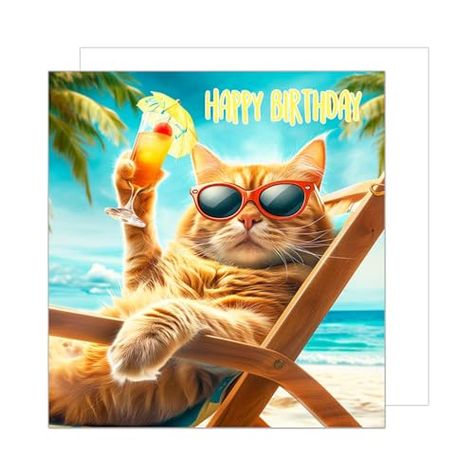 60th Birthday Cards For Ladies, Happy Birthday For Him, Beach Humor, 60th Birthday Cards, Birthday For Him, Stationery Organization, Fashion Toys, Colored Envelopes, Great Love