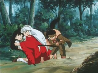 Anything InuYasha! Kagome X Inuyasha, Amor Inuyasha, Inuyasha Funny, Inuyasha Love, Seshomaru Y Rin, Inuyasha Fan Art, Kagome And Inuyasha, Kagome Higurashi, Old Anime