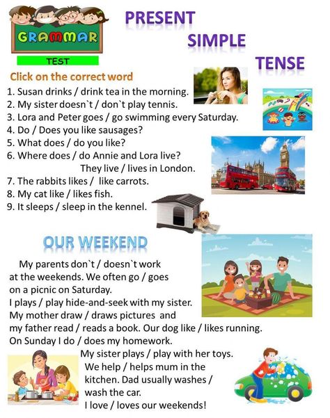 Present Simple Tense English Liveworksheet, Simple Present Tense Worksheets, English Printables, Present Simple Tense, Presente Simple, Simple Present Tense, Simple Present, English Activities For Kids, English Exercises