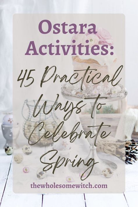 Click thorugh for a list of easy, fun, and meaningful activities for you to incorporate into your Ostara celebrations this year! #ostara #springequinox #witchcraft #seasonalliving Spring Equinox Crafts, Spring Equinox Ritual, Witch Spring, Lemon Infused Water, Farm Lessons, Witch Life, Meaningful Activities, Pagan Holidays, Witch Stuff