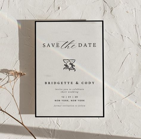 Elegant Black & White Save the Date Editable Canva Invitation Modern Save the Date Old Money Aesthetic Wedding Customizable Template - Etsy Old Money Aesthetic Wedding, Modern Save The Dates, Aesthetic Wedding, Modern Invitation, Formal Invitation, Money Aesthetic, Old Money Aesthetic, Save The Dates, Old Money