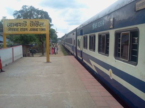 Jan Shatabdi Express at Jorhat Town Shatabdi Express, Indian Railways, Vision Board, Train, Quick Saves