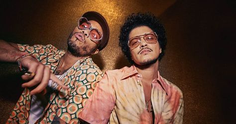 The duo say their first full length record is currently in "touch-up mode". Silk Sonic, Bootsy Collins, Anderson Paak, Major Lazer, Kings Of Leon, Neo Soul, James Brown, One Clothing, Bruno Mars