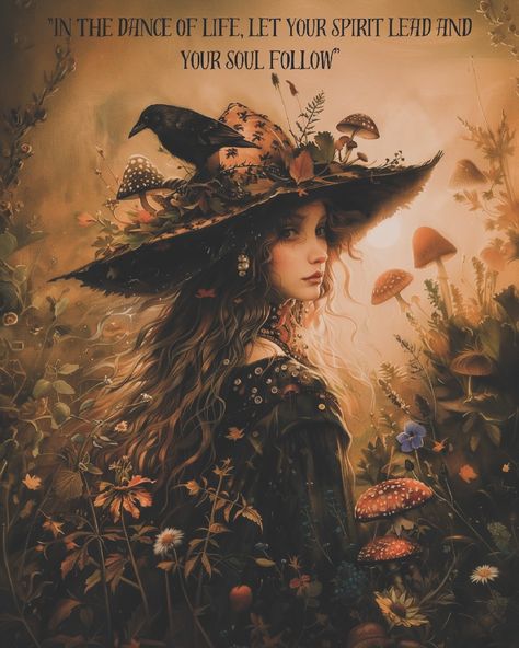 Autumn Magic Witch, Enchanted Quotes, Autumn Witch Aesthetic, Witch Illustration Art, Zodiac Photoshoot, Halloween Witch Art, October Witch, Witch Autumn, Witch Aesthetics