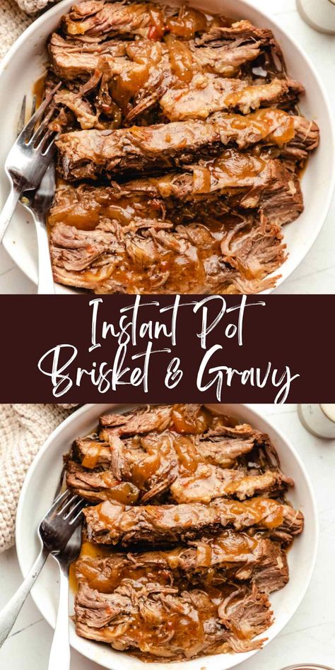 Tasty Ground Beef Recipes, Instant Pot Beef Brisket, Instant Pot Brisket, Brisket Crock Pot, Slow Cooker Brisket, Brisket Recipe, Beef Brisket Recipes, Best Beef Recipes, Onion Soup Recipes