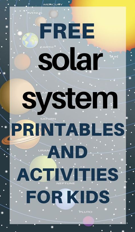 Easy Solar System Projects For Kids, Solar System Printables, Solar System Games, Solar System Lessons, Space Learning, Astronomy Lessons, Solar System Projects For Kids, Earth And Solar System, Solar System Activities