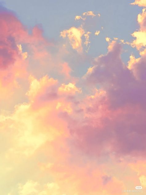 Lover Bedroom, Sky Mural, Cloud Landscape, Pastel Clouds, Ceiling Murals, Color Script, Colorful Clouds, Apartment Art, Pastel Sky