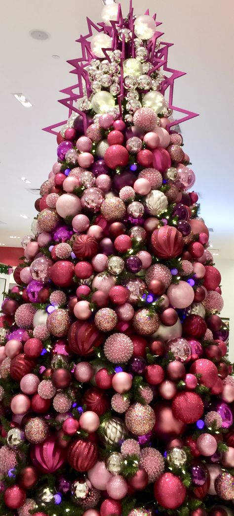 Red Pink Purple Christmas Tree, Burgundy Pink Christmas Tree, Fuchsia Christmas Tree, Dark Pink Christmas Tree, Pink And Red Christmas Tree Decorations, Magenta Christmas Tree, Red And Pink Christmas Tree, Pink And Red Christmas Tree, Hot Pink Christmas Tree