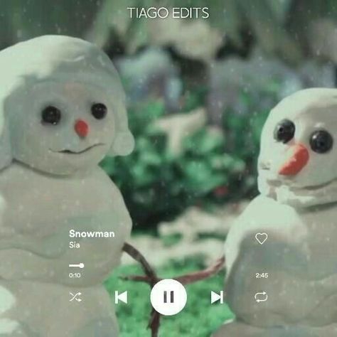 I want you to know, that i'm never leaving... Snowman Sia Aesthetic, Snowman By Sia, Snowman Sia, Snowman Song, Sia Music Video, Sia Songs, Snowman Songs, Christmas Wall, Christmas Song