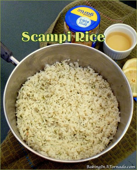 Chicken Scampi With Garlic Parmesan Rice The Family Cooks, Scampi Rice, Shrimp Scampi With Rice Recipes, Chicken Scampi With Garlic Parmesan Rice, Shrimp Scampi With Rice, 3 Cup Chicken, Hey Good Lookin, Dinner Sides, Lime Zest