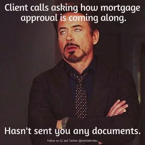 17 Super Funny Memes about Mortgages and Loan Officers Escrow Officer, Loan Processor, Paying Off Mortgage, Loan Originator, Realtor Humor, Marketing Gifts, Mortgage Humor, Mortgage Quotes, Posting Ideas