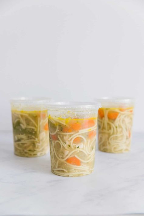 Chicken Noodle Soup Freezer Meal, Chicken Noodle Soup Freezer, Freezer Soups, Freezing Soup, Soup Seasoning, Freezing Chicken, Happy Money Saver, Best Chicken Noodle Soup, Yummy Noodles