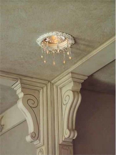 Recessed Chandelier, Types Of Recessed Lighting, Recessed Lighting Bedroom, Victorian Ceiling Medallions, Bedroom Sconces, Victorian Ceiling, Recessed Lighting Trim, Victorian Interior, Rustic Light Fixtures