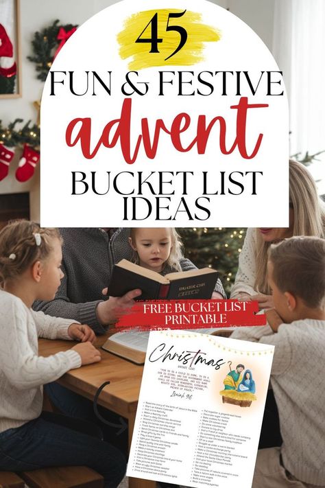 Christ-Centered Holiday Bucket List Christ Centered Christmas Traditions, Keep Christ In Christmas, Holiday Bucket List, Christ In Christmas, Christmas Christ, Christmas Bucket List, Christ Centered Christmas, Advent Activities, Jesus Birthday