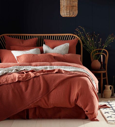 Red brick bedroom