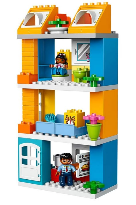 Lego Duplo House / building ideas with Lego Duplo / #lego #legoduplo #legoideas #affiliatelink Lego Duplo Town, Lego Duplo Sets, Lego System, Lego Activities, Lego Craft, Lego Blocks, Lego Creative, Lego Construction, Lego Room