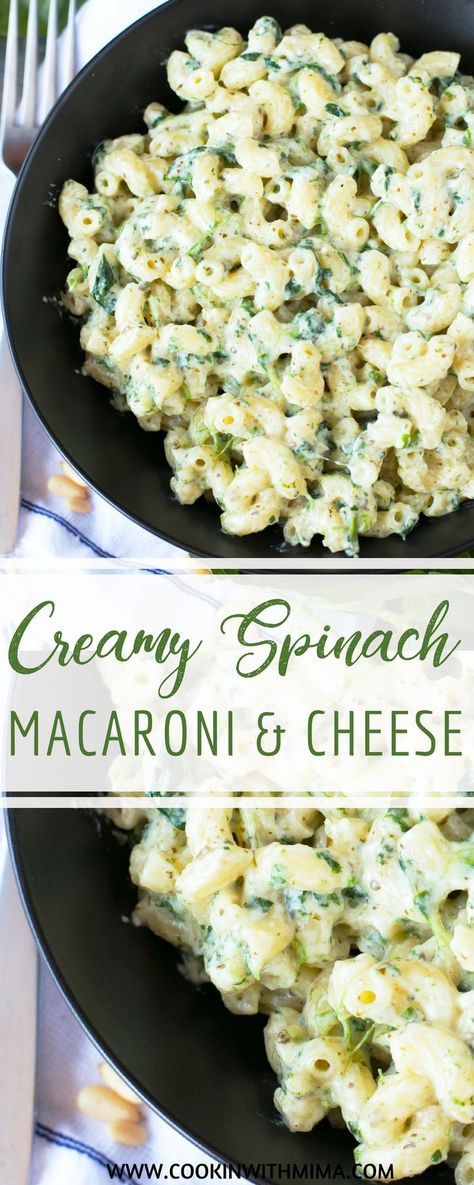 Creamy Spinach Macaroni And Cheese | Macaroni And Cheese Recipes | Macaroni & Cheese | Mac and Cheese | Mac & Cheese | Side Dish Recipes | Spinach Recipes | Cookin With Mima | #cookinwithmima #spinach #macandcheese #sidedishes Cheese Side Dish Recipes, Ovo Lacto Vegetarian Recipes, Lacto Vegetarian Recipes, Lacto Ovo Vegetarian Recipes, Cheese Side Dish, Lacto Vegetarian, Spinach Mac And Cheese, Cheese Mac And Cheese, Recipes Spinach