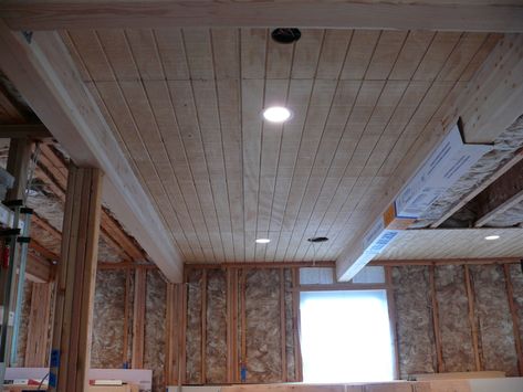 1st Floor T 111 Ceiling T111 Siding, Farmhouse Cafe, Tiny Farmhouse, Shed Interior, Barn Living, Small Cabin, Backyard Projects, Exterior Siding, Tiny House Plans