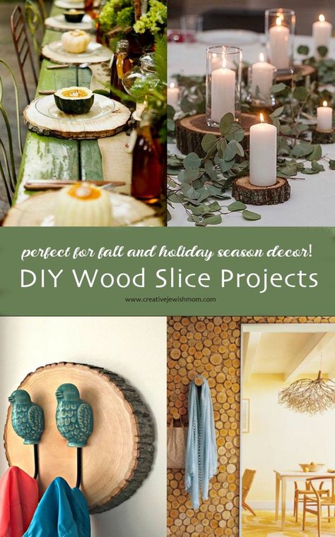 Wood-slice-DIY-projects Sliced Wood Projects, What To Do With Wood Slices, Tree Slices Ideas Diy Projects, Log Slice Crafts, Diy Wood Slice Projects, Small Garden Diy, Wood Slice Projects, Wood Slice Crafts Diy, Creative Project Ideas