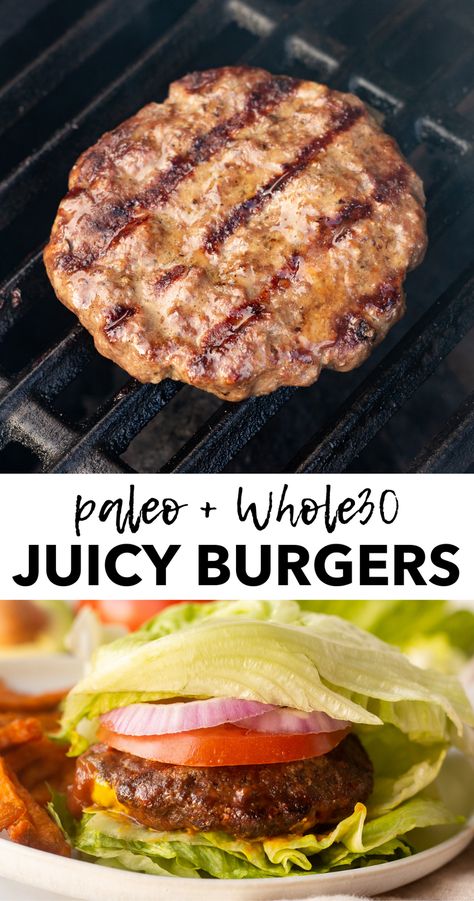 Whole30 Hamburger Recipes, Healthy Beef Patties, Whole 30 Burger Recipes, Whole30 Turkey Burger, Whole 30 Burgers, Whole 30 Recipes With Ground Beef, Whole 30 Turkey Burger, Gluten Free Burger Recipes, Whole 30 Hamburger Recipes