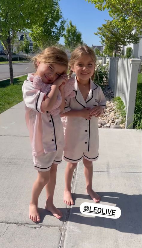 Preppy Toddler, Taytum And Oakley, Aunt Life, Moms Goals, Toddler Mom, Future Mom, Cute Pajamas, Girl Mom, Kids Pajamas