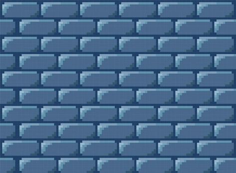 Pixel brick wall seamless pattern vector... | Premium Vector #Freepik #vector #wall-graphics #pattern #texture-design #illustration-pattern Brick Pixel Art, Pixel Art Brick Wall, Pixel Items, Pixel Texture, Pixel Art Wall, Brick Wall Art, Pixel Background, Tower Climber, Ethereal Photography