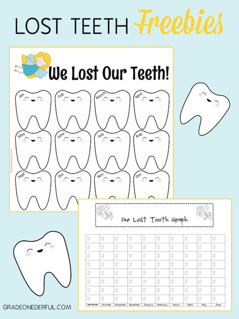 Lost Teeth Chart Classroom, Lost Tooth Chart Printable Free, Teeth Chart, Tooth Loss Chart, Lost Tooth Club Bulletin Board, Classroom Tooth Chart, Lost Tooth At School, Lost Tooth Bulletin Board, First Lost Tooth Ideas