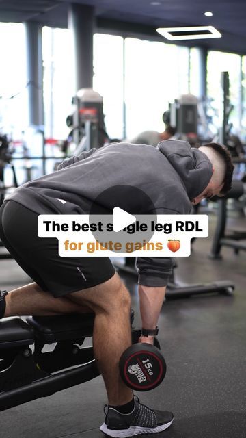 Jack Hallows | Online Fitness Coach on Instagram: "Supported single leg RDLs can be a really good way of training the glutes and providing some much needed variety from regular RDLs

But make sure you pick the right option 🍑" Single Rdl, Rdls For Glutes, Rdls With Dumbbells, Rdl Exercise, Single Leg Rdl, Online Fitness Coaching, Fitness Coach