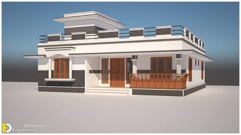 1500 Sq Ft 3BHK Brilliant Single Floor House And Free Plan - Engineering Discoveries Barn Dominium, Traditional Style Home, Kerala House, Small House Layout, Modern Small House Design, Green Screen Background Images, Traditional Style Homes, Kerala House Design, Kerala Houses