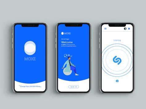 splash screen / welcome / Search via Shazam by Ahmed Najjar App Splash Screen Animation, App Welcome Screen, Splash Screen Ui Design, Splash Page Design, Splash Screen Design, Journal App, Splash Screen, Splash Page, Mobile App Ui