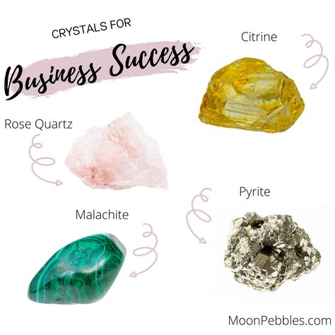 Crystals For Business, Crystal For Success, Crystals For Business Success, Crystals For Office, Crystals For Work Desk, Crystals For Work, Crystals For Success, Citrine Crystal Aesthetic, Malachite Crystal Meaning