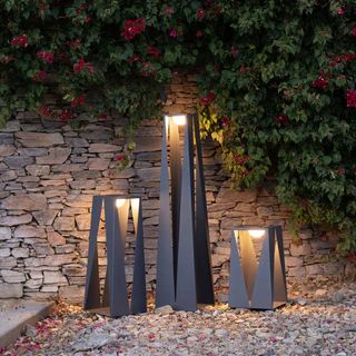 Teatree Solar Outdoor Lantern Tall Lanterns, Floor Lantern, Solar Lanterns Outdoor, Solar Lighting, Angular Design, Outdoor Lantern, Motion Detector, Outdoor Floor Lamps, Outdoor Patio Lights