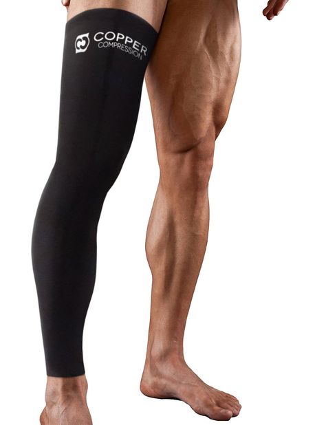 Copper Compression Full Leg Sleeve - Guaranteed Highest Copper Sleeves Full Leg Sleeve, Clothes For Men Over 50, Leg Compression, Knee Compression Sleeve, Knee Pain Relief, Leg Sleeve, Joints Pain Relief, Knee Sleeves, Compression Sleeves